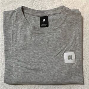 Armada Heather Gray Short Sleeve Logo T-Shirt, S